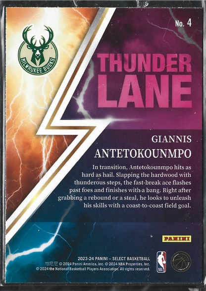 Giannis Antetokounmpo Thunderlane