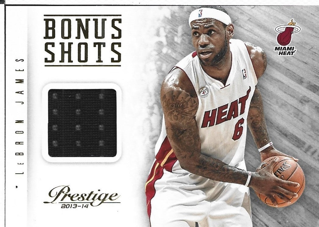 Lebron James Prestige Bonus Shots Game Used