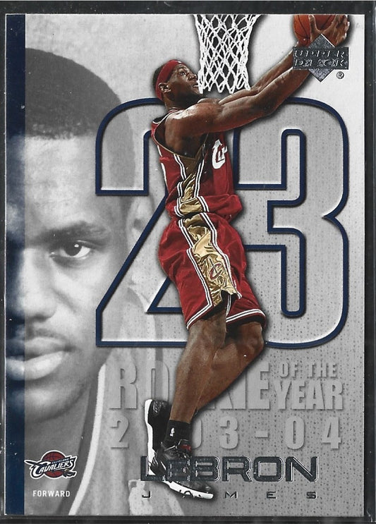 Lebron James Upper Deck Rookie of the Year