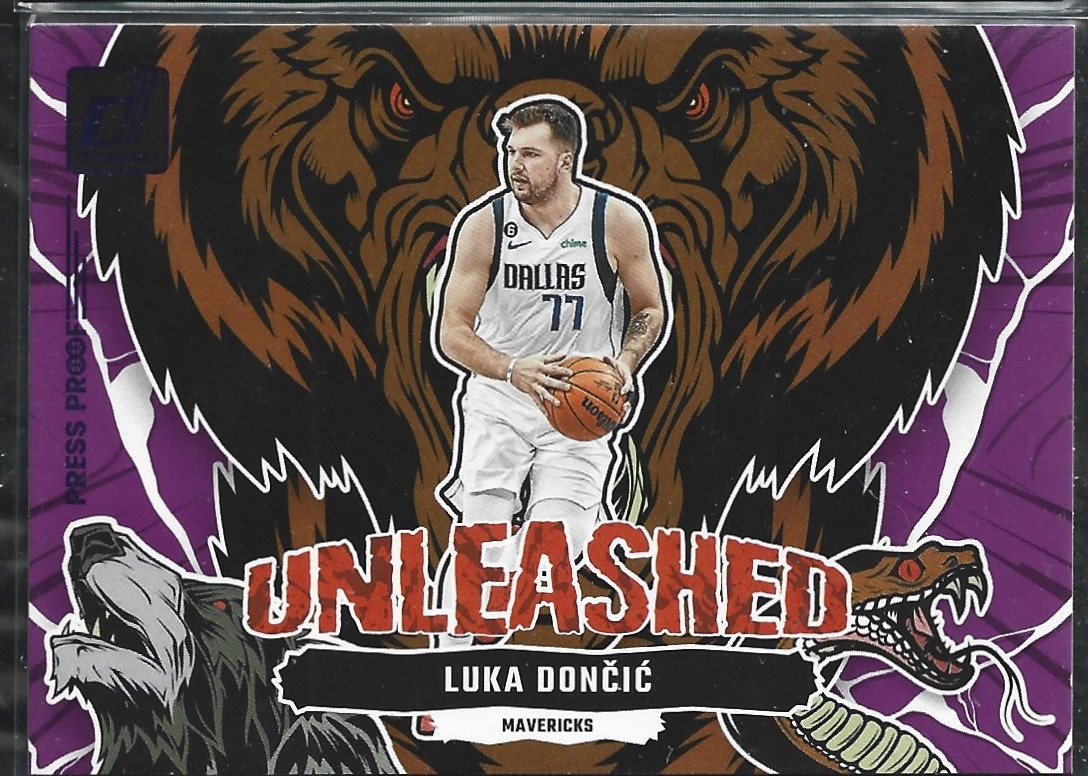 Luka Doncic Unleashed Purple Press Proof
