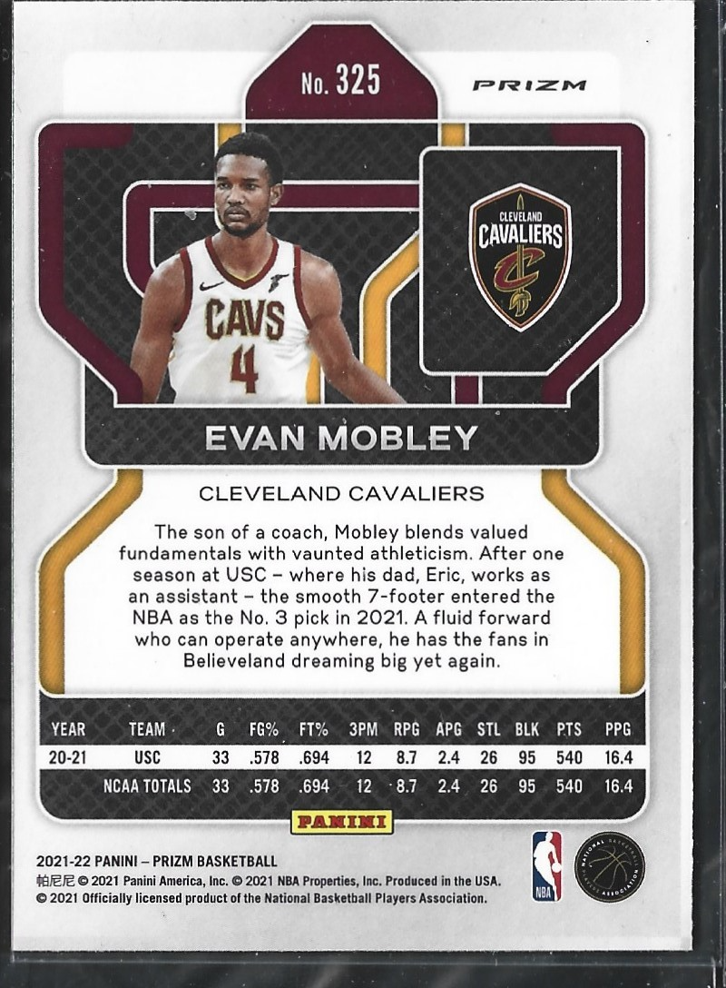 Evan Mobley Prizm RC RWB