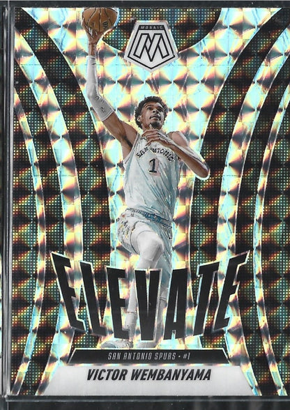 Victor Wembanyama Elevate Silver Mosaic