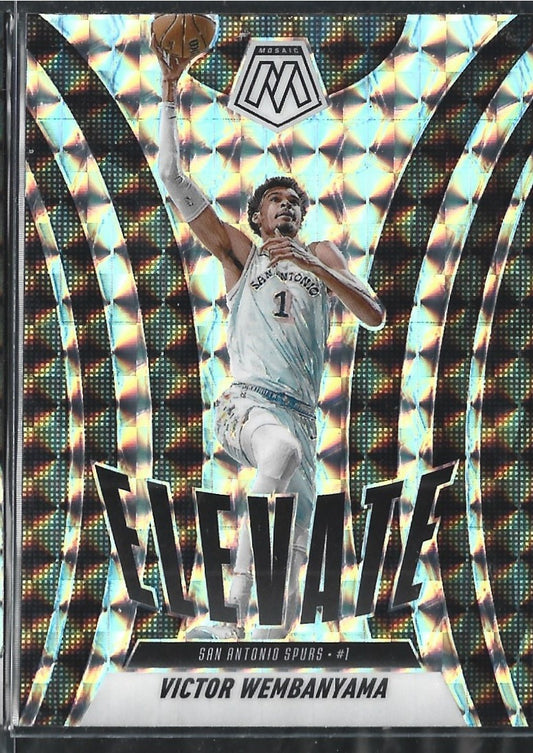 Victor Wembanyama Elevate Silver Mosaic