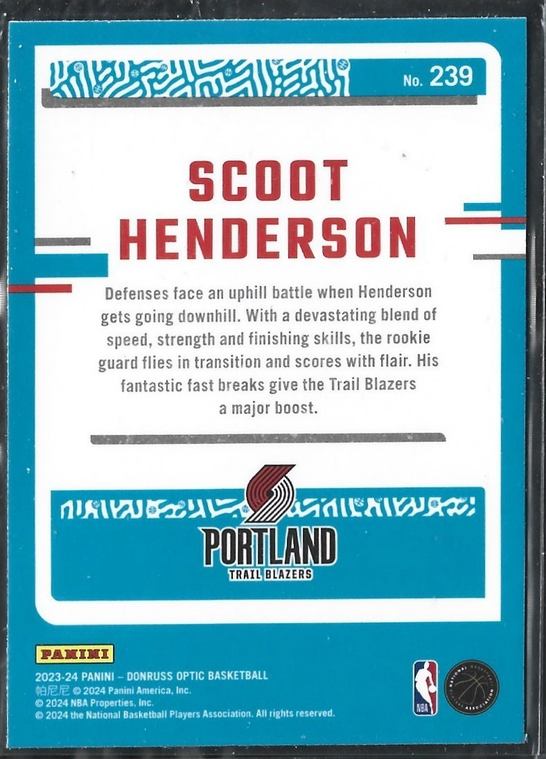 Scoot Henderson Optic RC