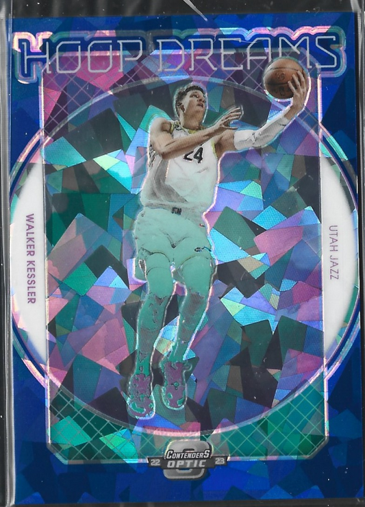 Walker Kessler Hoop Dreams Blue Cracked Ice /75