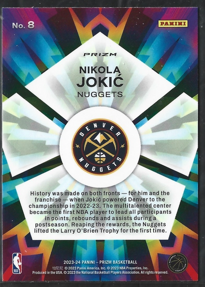 Nikola Jokic Kaleidoscopic Silver