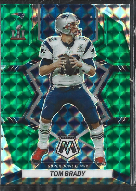 Tom Brady Mosaic Green