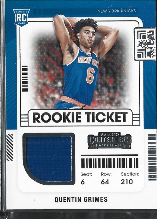 Quentin Grimes Rookie Ticket