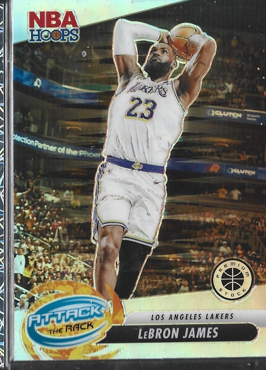 Lebron James Attack The Rack Silver
