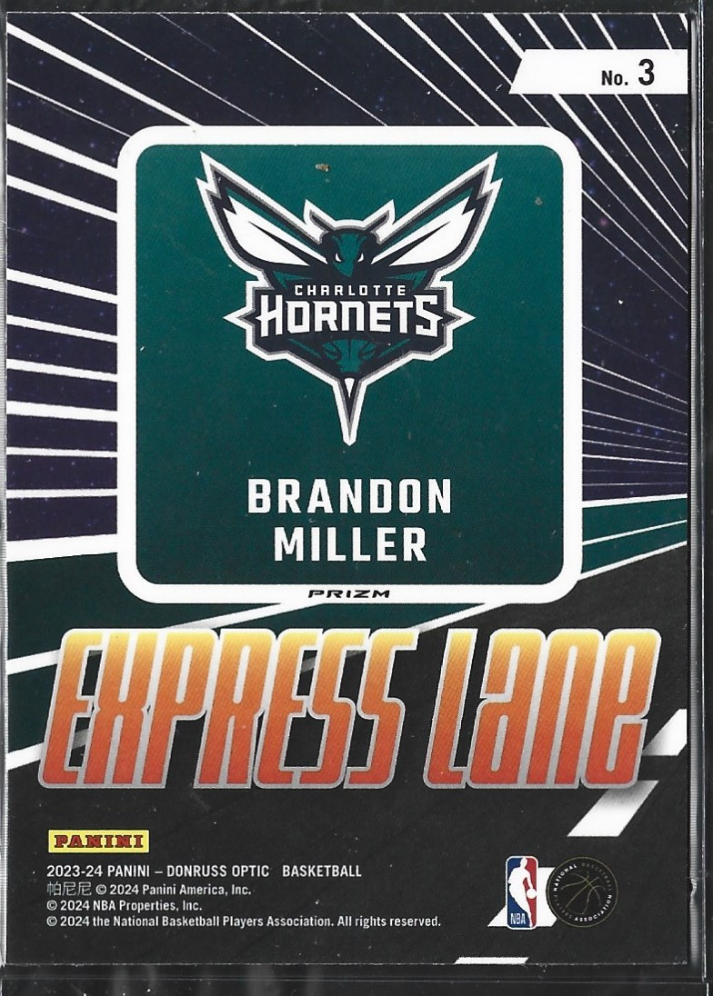 Brandon Miller Express Lane Silver