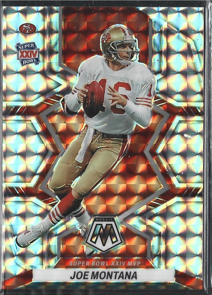 Joe Montana Super Bowl Mosaic