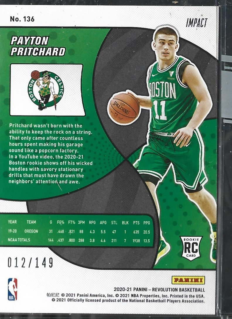 Payton Pritchard Revolution Impact /149