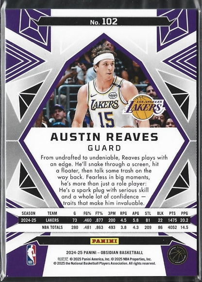 Austin Reaves Obsidian Pulsar