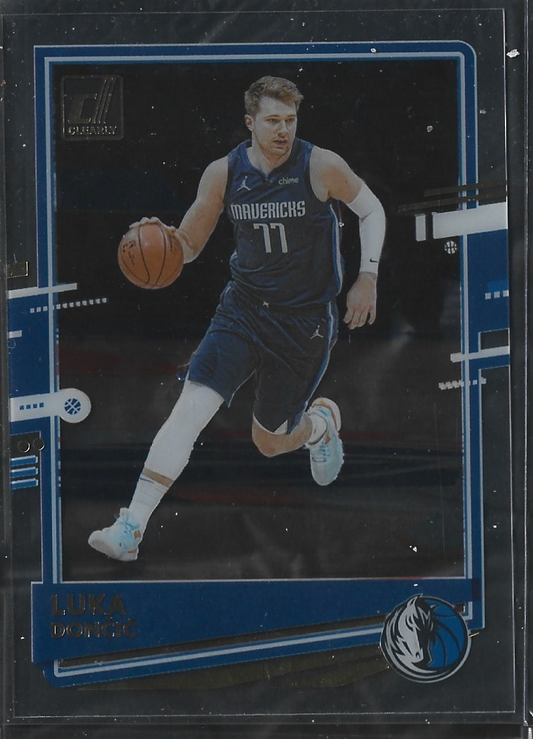 Luka Doncic Donruss Clearly Gold Foil