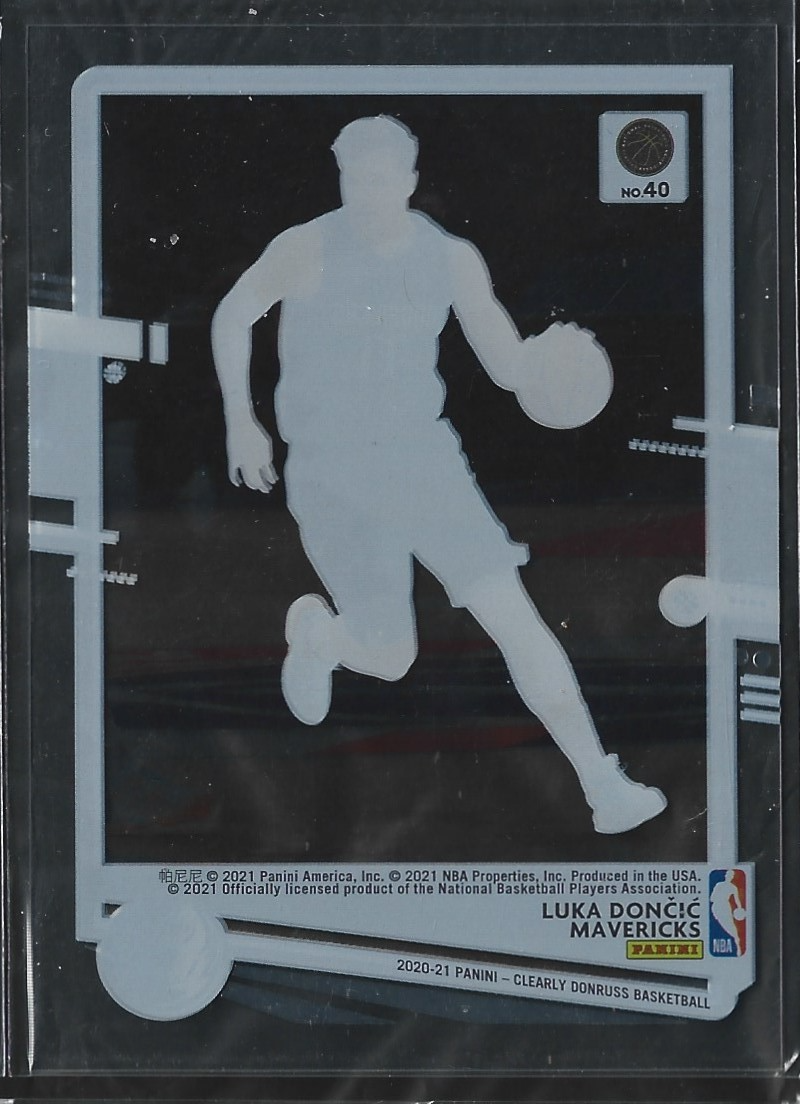 Luka Doncic Donruss Clearly