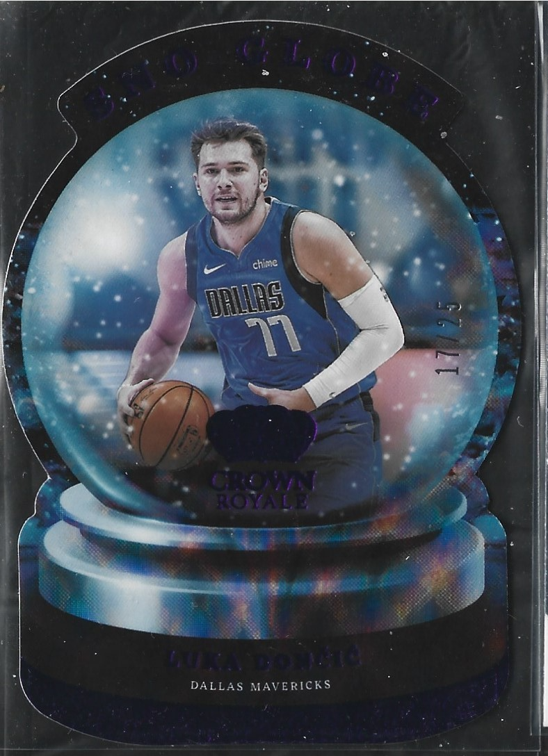 Luka Doncic Sno Globe Purple Explosion Diecut /25