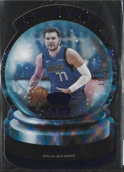 Luka Doncic Sno Globe Purple Explosion Diecut /25