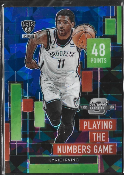 Kyrie Irving Playing The Numbers Game Blue Cracked Ice /75