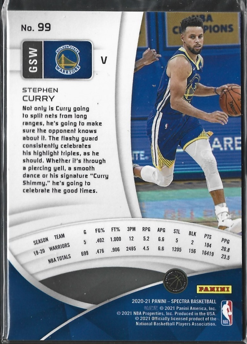 Stephen Curry Spectra Variation