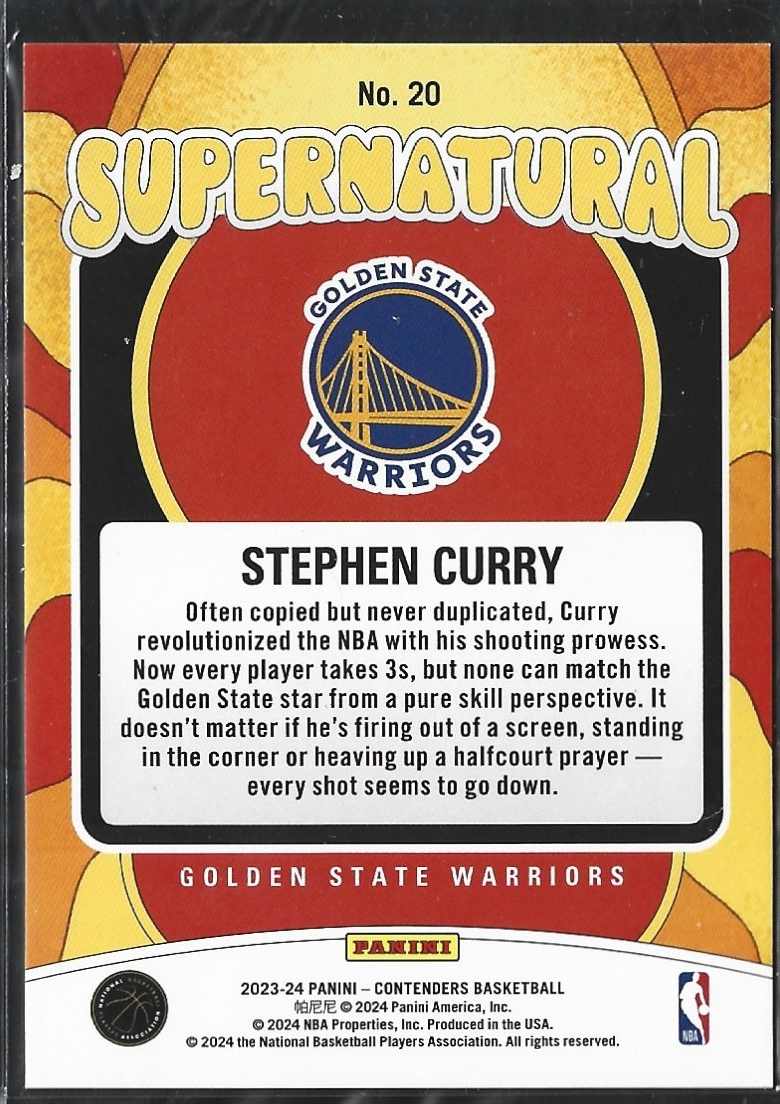 Stephen Curry Supernatural