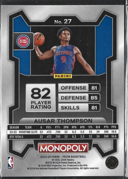 Amen Thompson Monopoly RC