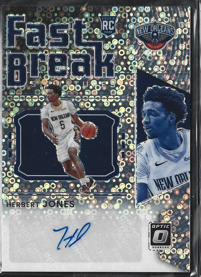 Herbert Jones Fast Break Signatures RC Auto