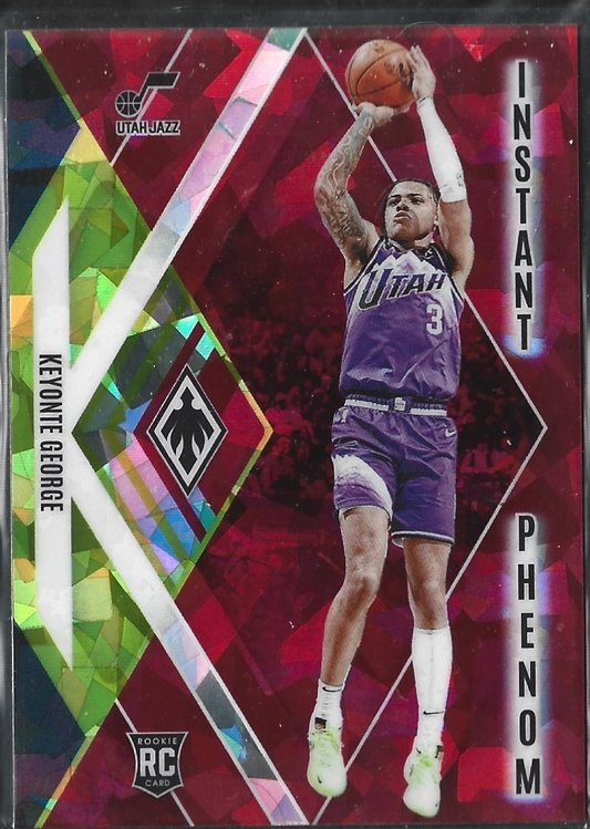 Keyonte George Instant Phenom Red Cracked Ice