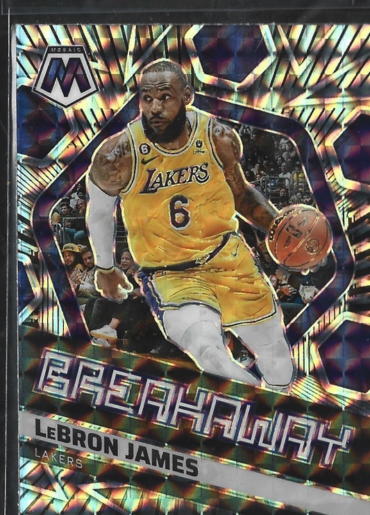 Lebron James Breakaway Silver Mosaic