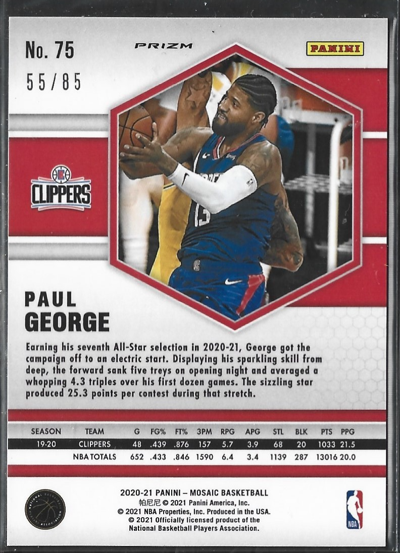 Paul George Mosaic Blue Fastbreak Disco /85