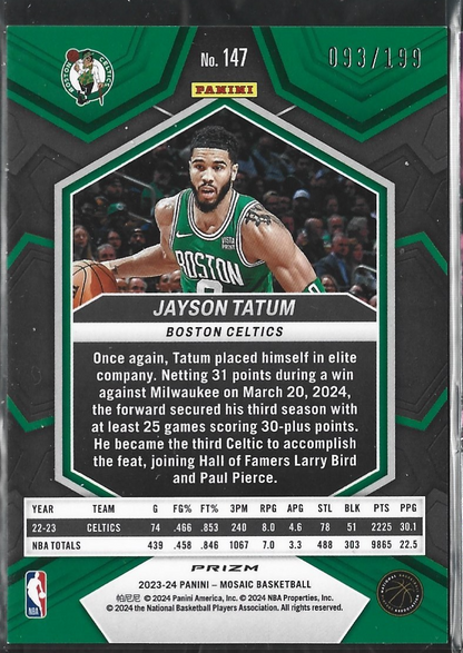 Jayson Tatum Mosaic Blue /199