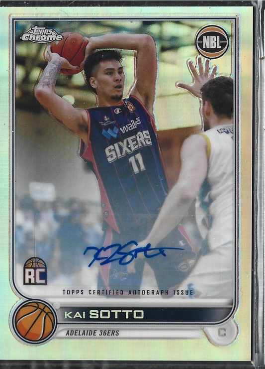 Kai Sotto Topps Chrome NBL Auto