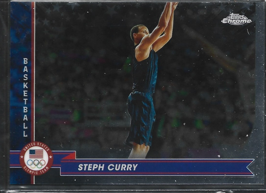 Stephen Curry Topps Chrome Olympic Team