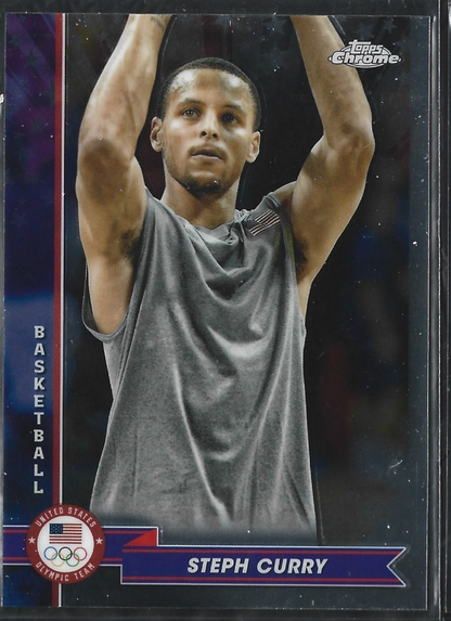 Stephen Curry Topps Chrome Olympic Team