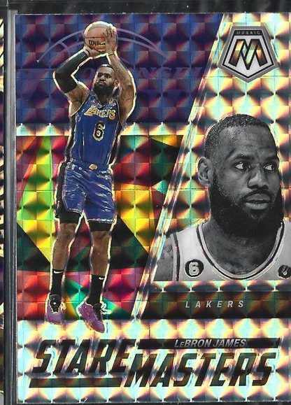 Lebron James Stare Masters Silver Mosaic