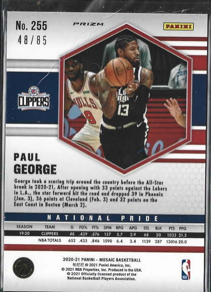 Paul George National Pride Blue Fastbreak Disco /85