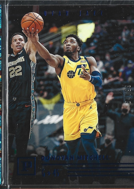 Donovan Mitchell Chronicles Panini Blue /99