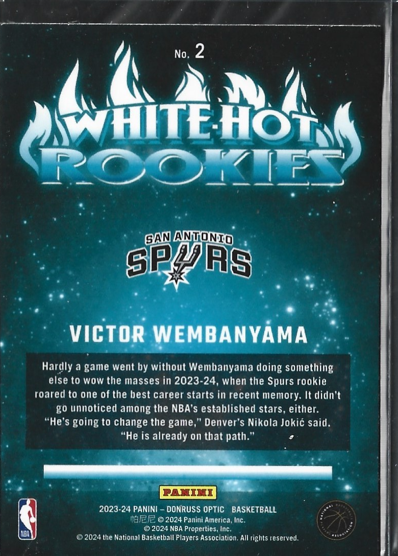 Victor Wembanyama White-hot Rookies