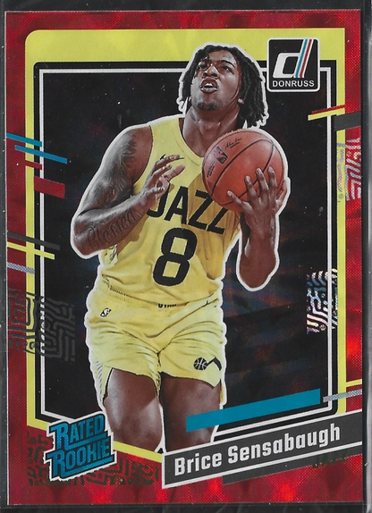 Brice Sensabaugh Donruss Red Laser