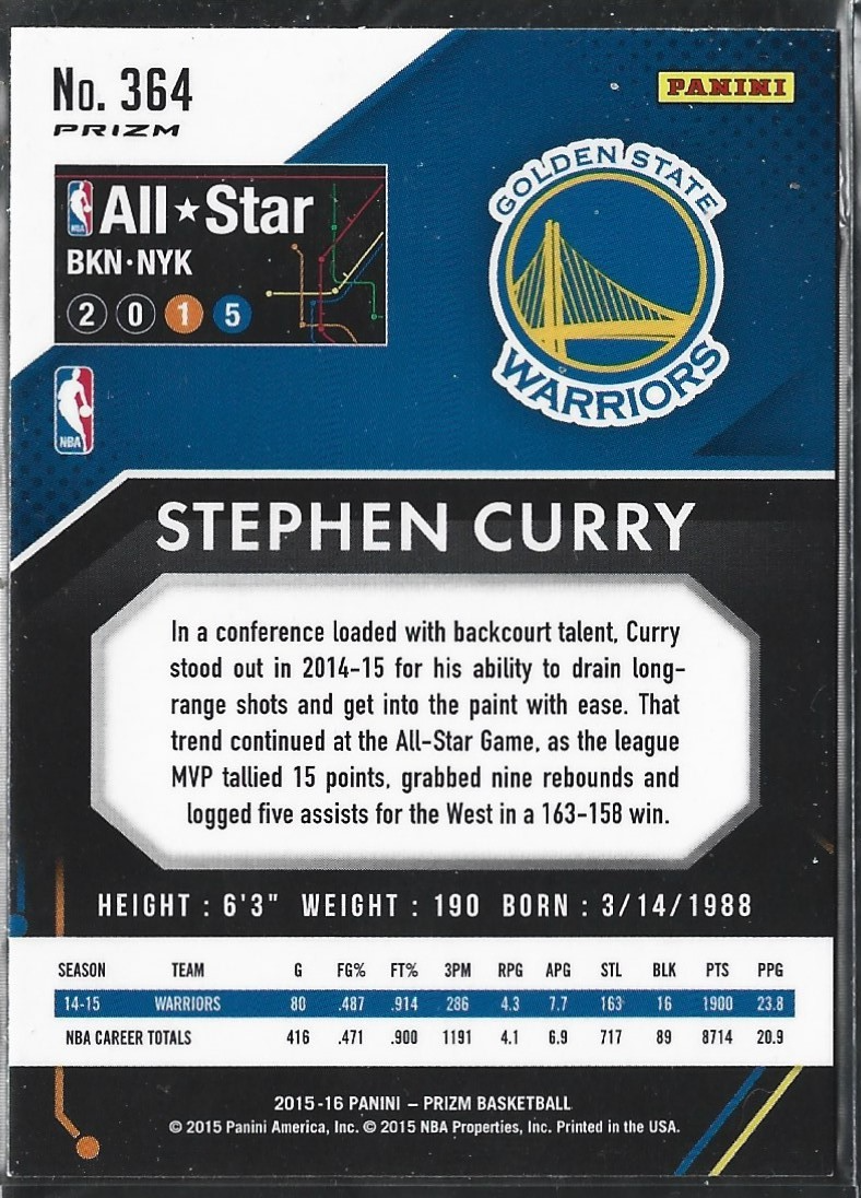 Stephen Curry 2015 All-Star Team Flash