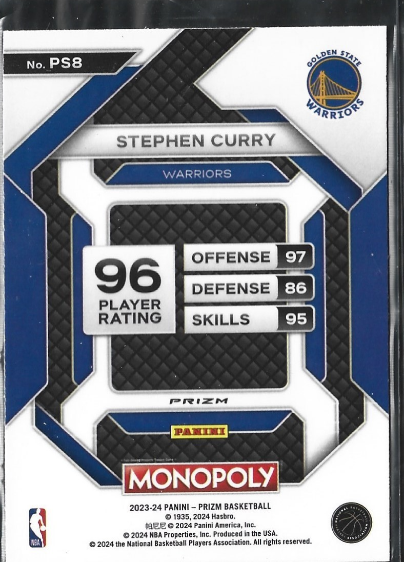 Stephen Curry Monopoly Purple Wave