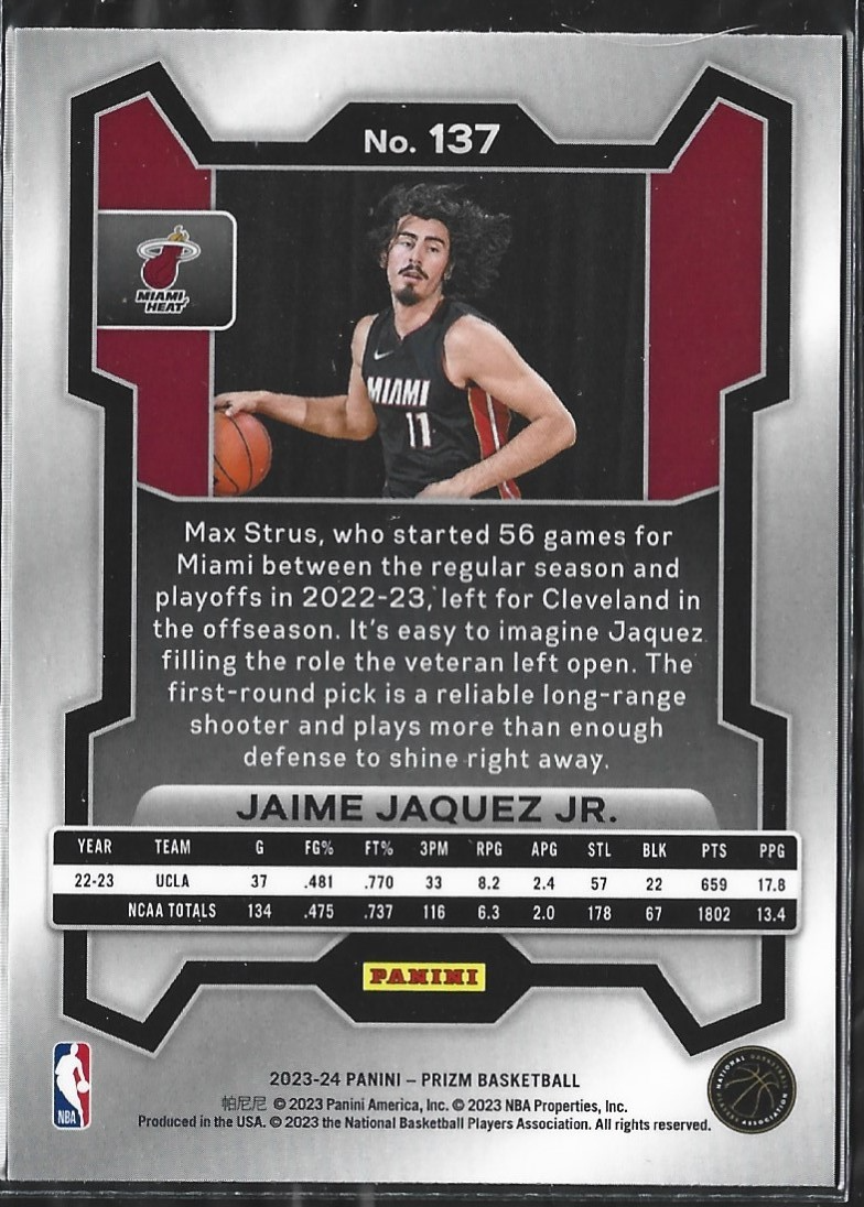 Jaime Jaquez Jr. Prizm