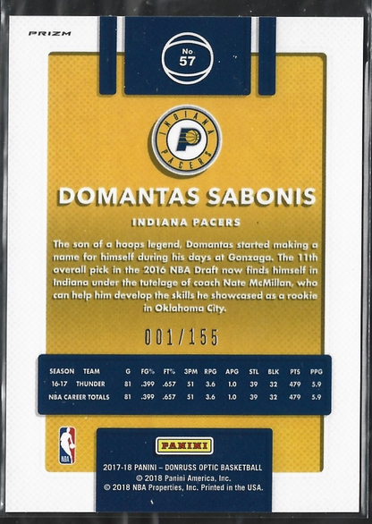 Domantas Sabonis Purple Fastbreak Disco /155