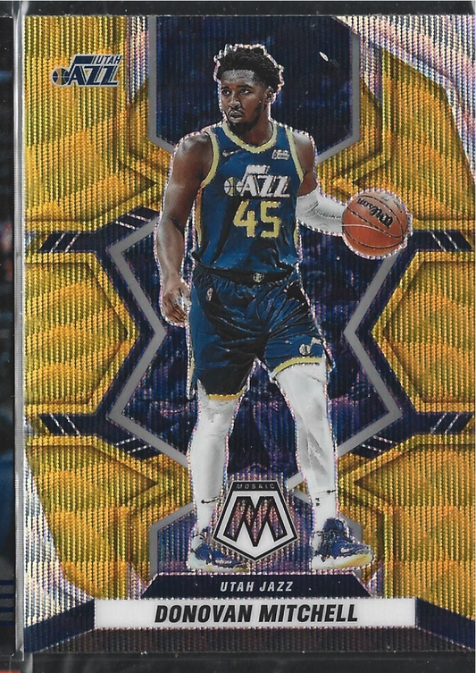Donovan Mitchell Mosaic Gold Wave