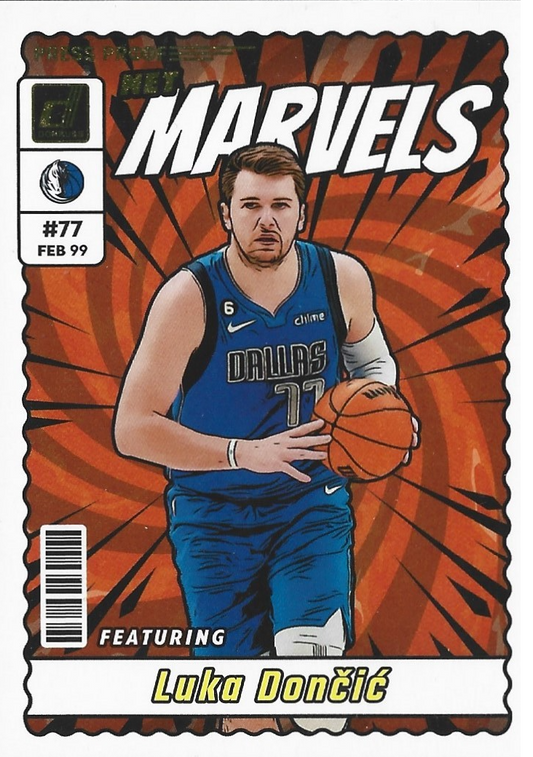 Luka Doncic Net Marvels Gold Press Proof