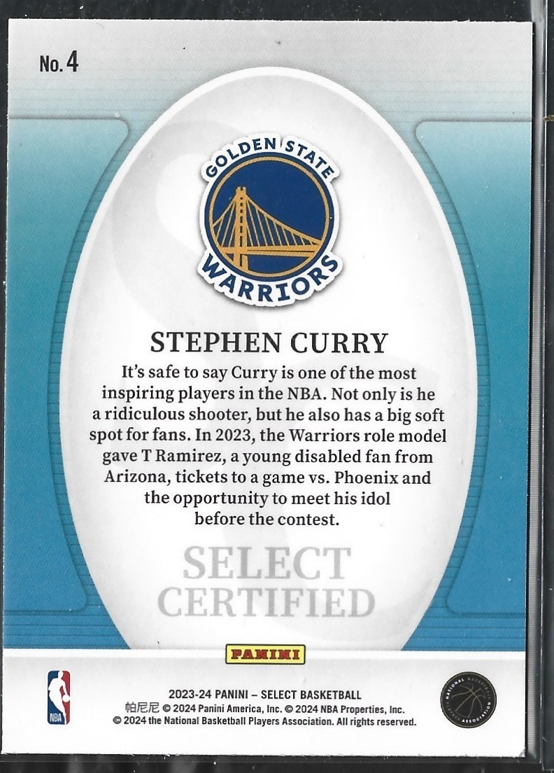 Stephen Curry Certified