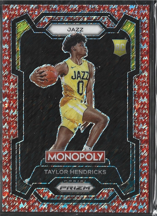 Taylor Hendricks Monopoly Red Money Shimmer /100