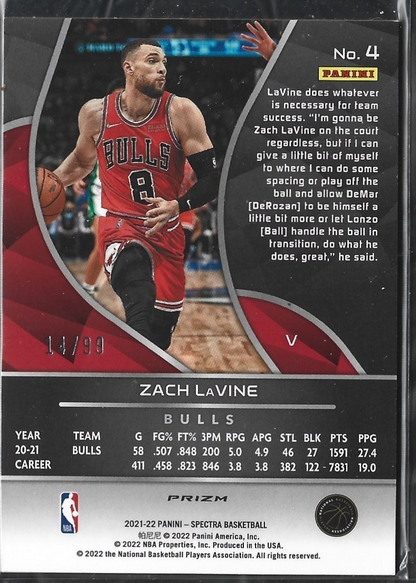 Zach Lavine Spectra Variation Celestial /99