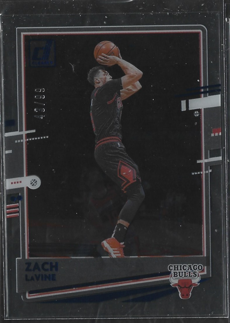 Zach Lavine Donruss Clearly Blue /99