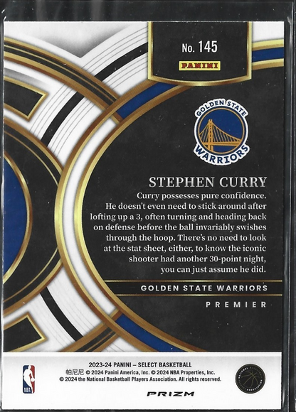 Stephen Curry Premier Blue Cracked Ice