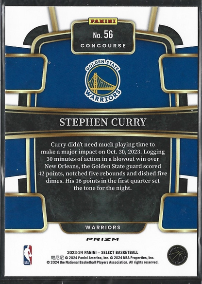 Stephen Curry Concourse Silver